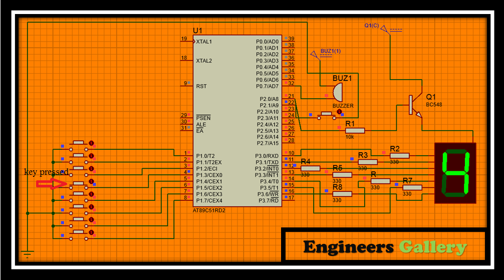 Fastest finger first Using 8051 Microcontroller