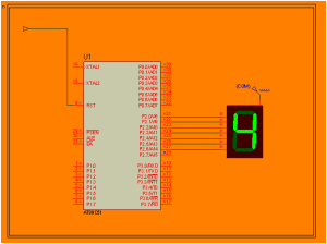 interface seven segment 8051