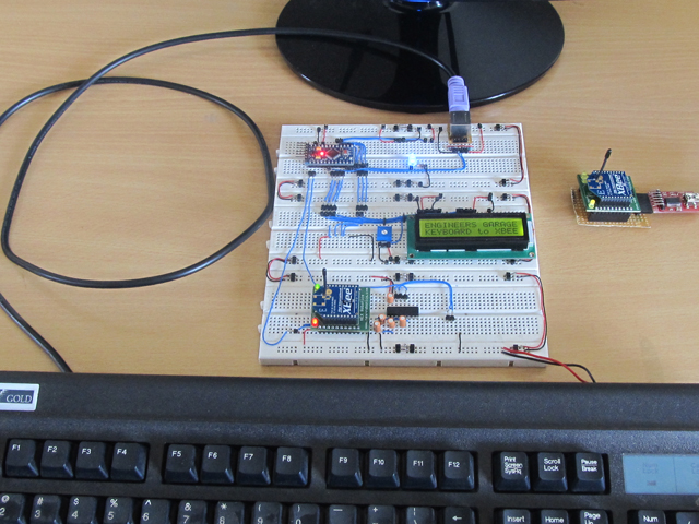 Make a Wireless Keyboard Using Xbee with Arduino