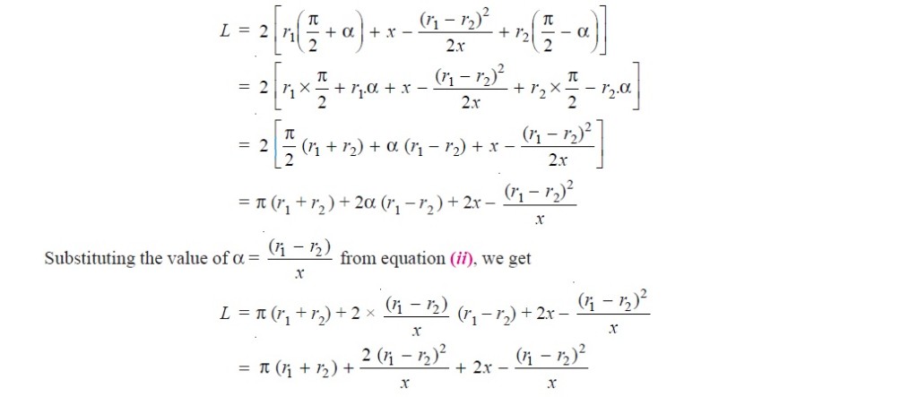 flat belt equation