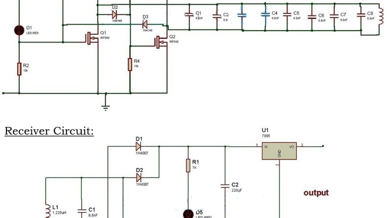 wireless mobile charger circuit diagram pdf