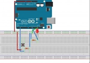 use of button with the arduino