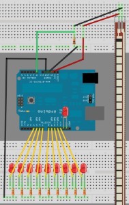 Flex Sensor and LEDs_sketch