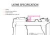 SPECIFICATION OF LATHE